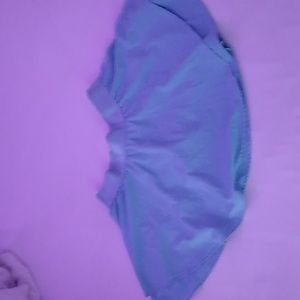 A blue skort